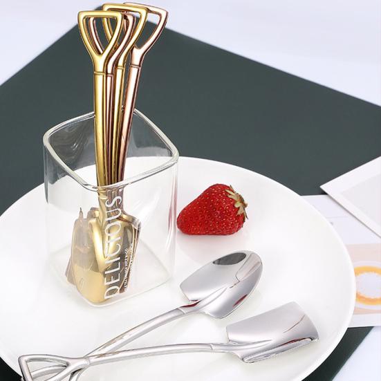 Nerezová dezertní lopata na led Lopatka na kávu Home Cream Lžíce Kuchyňský gadget