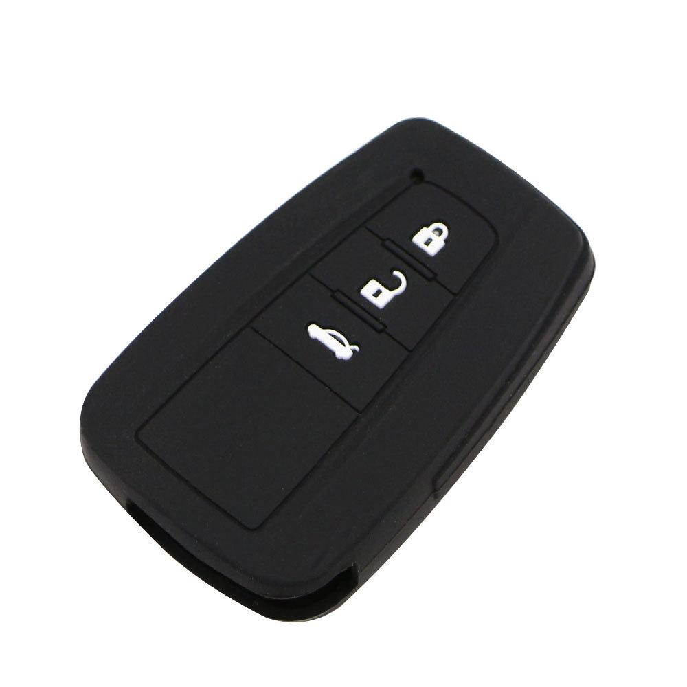 Silikon Autoschlüssel Hülle für Toyota CHR C-HR Camry Prius Prado Rav4 2016 - 2022 2/3 Tasten Fernbedienung Keyless