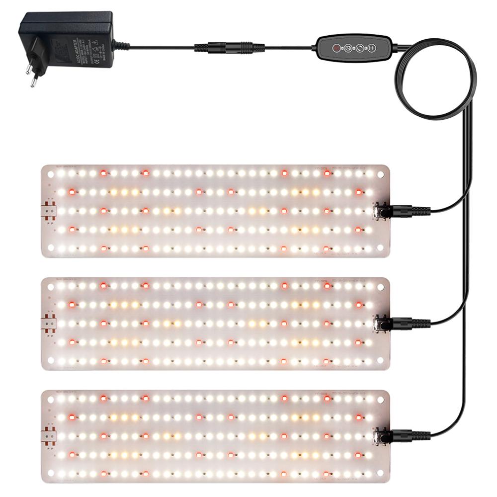 12V 3-Panel Plant Growing Light Plant Shelf Seedling Growth Fill Light,EU Plug