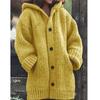 Casual Warm Verdickt Lose Fit Lange Pullover Kleidung Strickjacke Frauen Herbst Winter Mode Büro-dame Mit Kapuze Mantel 30432
