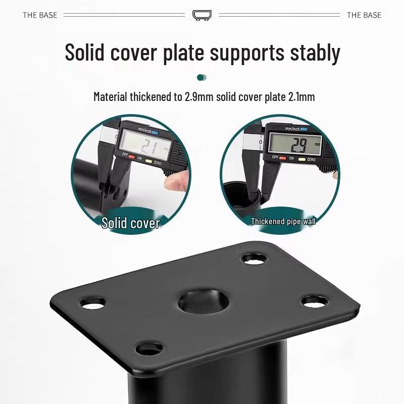 Adjustable Furniture Sofa Legs - Extendable Support Feet for Coffee Tables, Cabinets, Beds, and TV Stands with Height Adjustment.