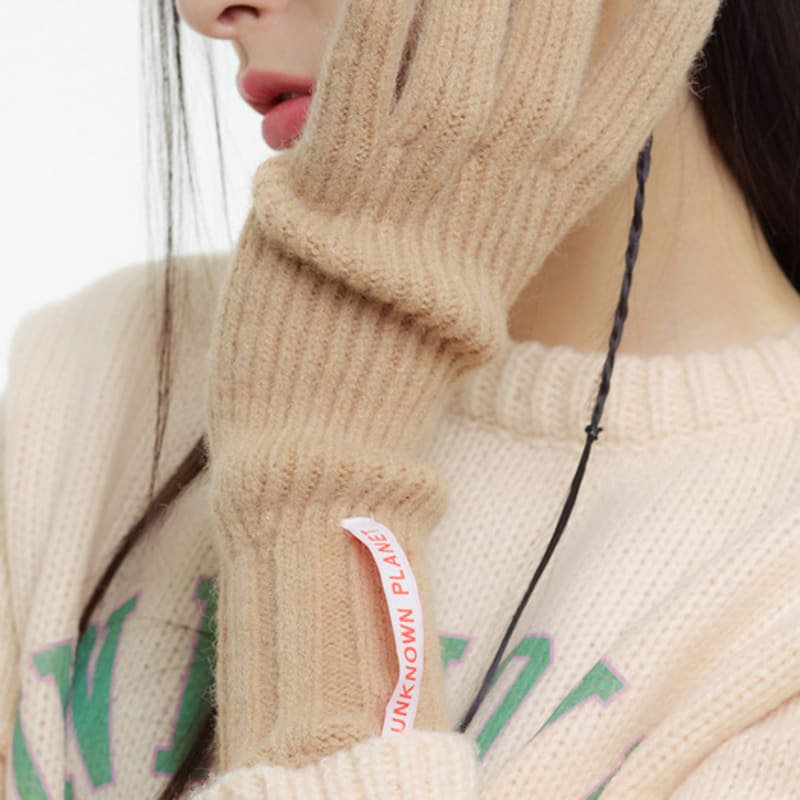 

НЕИЗВЕСТНАЯ ПЛАНЕТА Вязаные перчатки с отверстием для пальца Бежевые_ВЯЗАНЫЕ ПЕРЧАТКИ С ОТВЕРСТИЕМ ДЛЯ ПАЛЬЦА БЕЖЕВЫЕ BEIGE