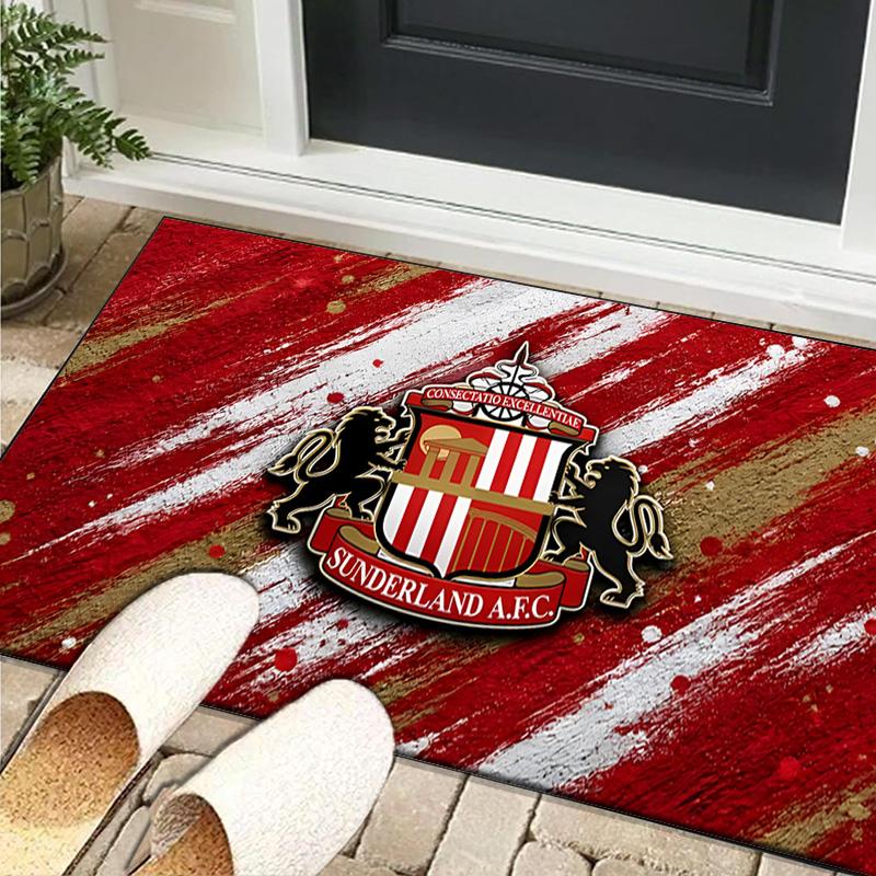 1PC rug Sunderland football Carpet, Chair Rug,Area Rug for Office Bedroom living rooms bedroom, Doormat decor Christmas fan gifts