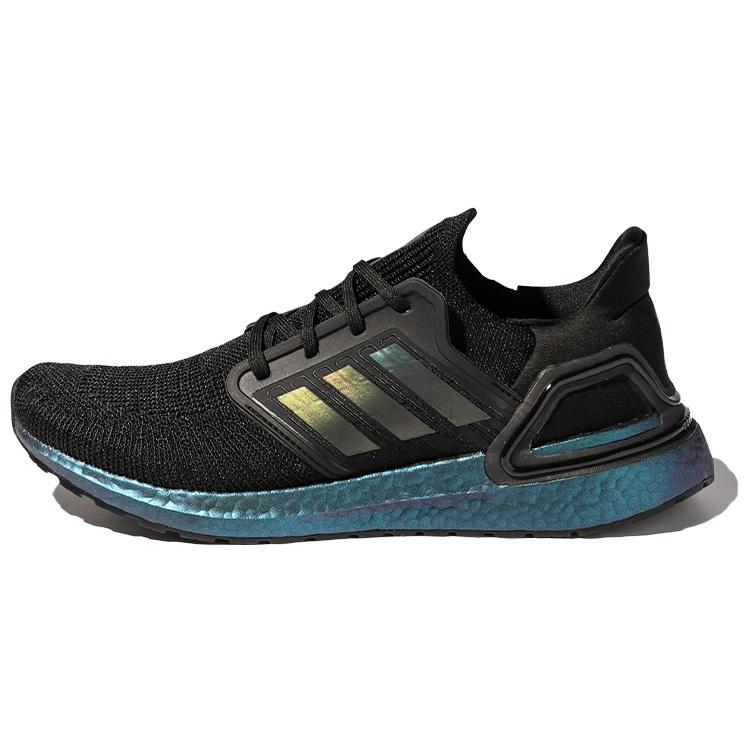 adidas UltraBoost 20 Black Signal Cyan Men s G55839 EU 36