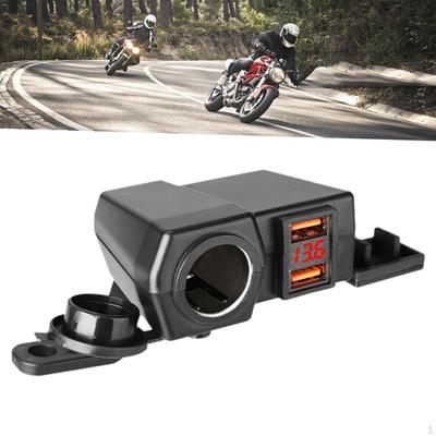 Motorcycle USB Charger 12/24V Motorbike for Cycling