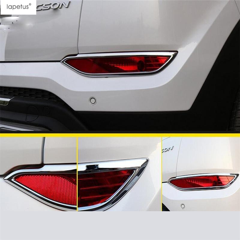 Chromový Přední Zadní Světlo Světlomet Obočí Pás Kryt Lišta Pro Hyundai Tucson 2016 - 2018 Příslušenství Exteriér
