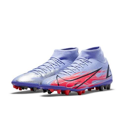 

Nike Kylian Mbappé x Mercurial Superfly 8 Academy AG Flames DJ3984-506 EU 40.5 сріблиста колірна