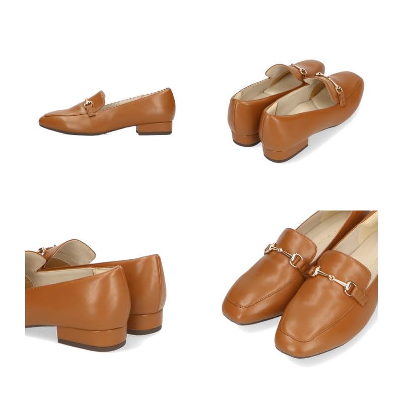 [Pompes Sautables] Mocassins à bout carré avec motifs mors / R-3210