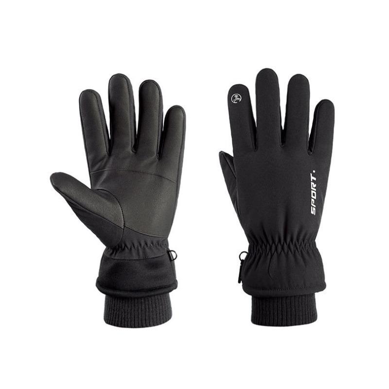 Warm Skiing Fleece  Anti Slip Touch Screen Cycling Sports  Cold Proof  Outdoor Windproof and Waterproof Winter Gloves