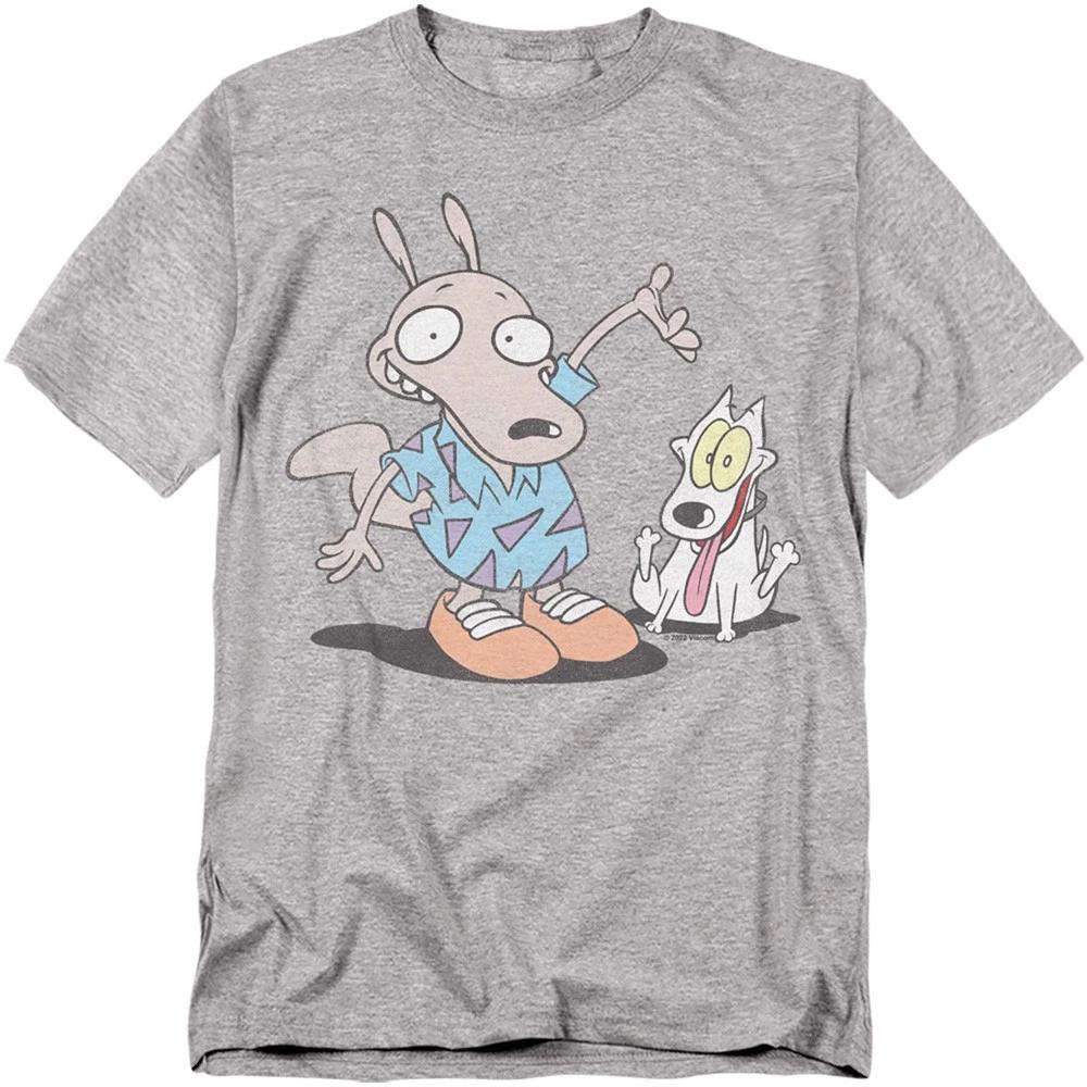 Rocko s Modern Life - Rocko And Spunky - Unisex Children s T-shirt - Gray 100