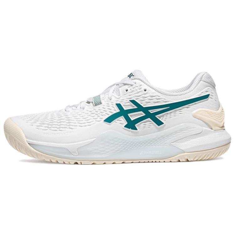 (WMNS) ASICS Gel-Resolution 9 White Pitch Green Women s 1042A246-101 EU 40.5