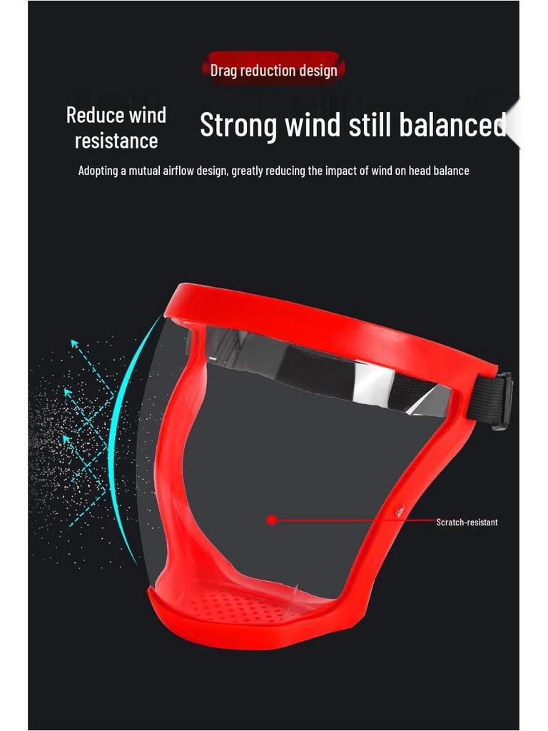 Pesticide Spray Mask: HD Anti-Dust, Non-Fog Full Face Shield