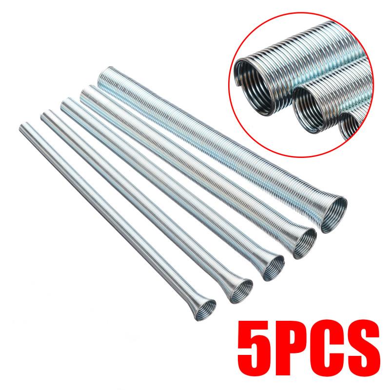 5pcs/set Spring Tube Bender High Elasticity Aluminium Pipe Bending Tools