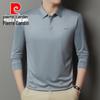 Pierre Cardin Polo Casual da Lavoro a Maniche Lunghe da Uomo