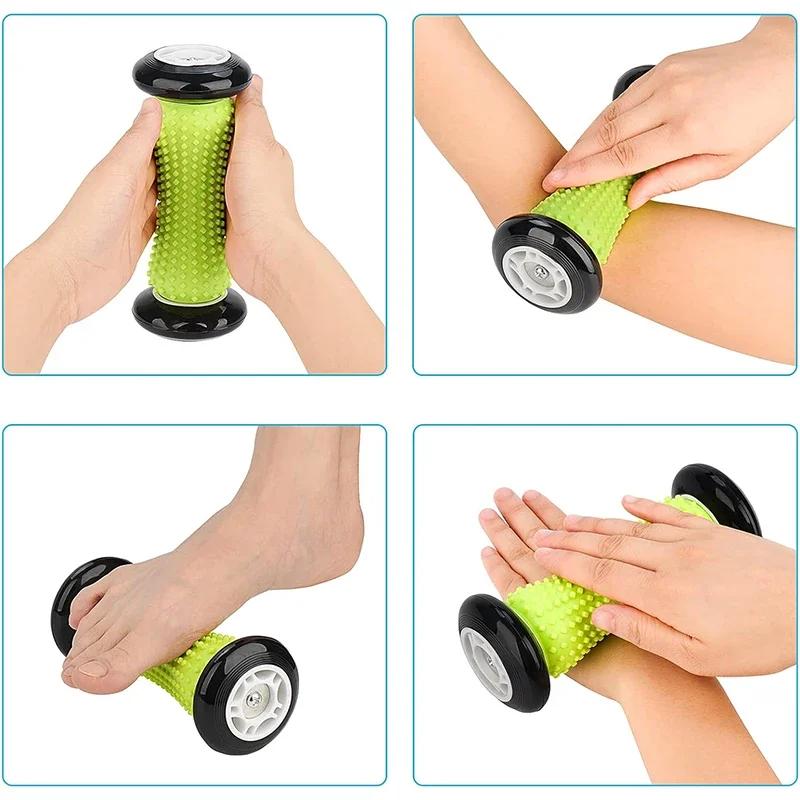 Foot Massage Roller For Relief Plantar Fasciitis And Heel Foot Arch Pain Reflexology Massager For Back Leg Hand Muscle Relax