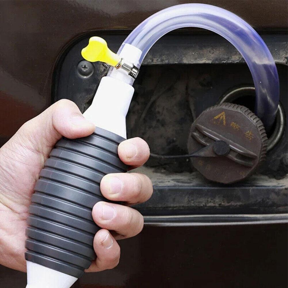 Car Sucker Oil Transfer Fuel Pump Multifunctional Manual Pump Car Suction Cup Oil Transfer Fuel Pump Siphon Gasoline Fuel Saver