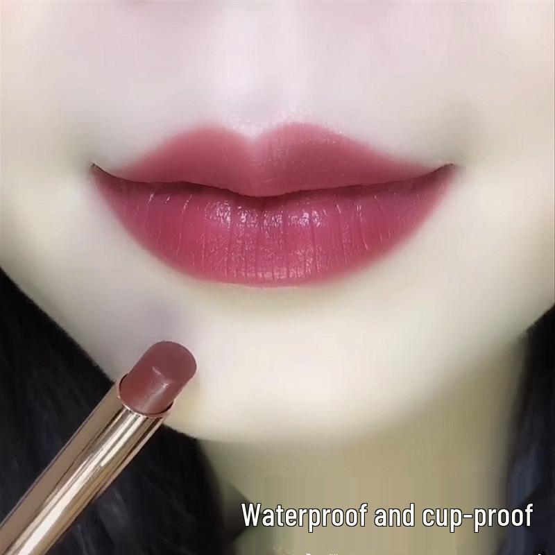 Nude Brown Rose Moisturizing Matte Lipstick: Long-lasting, Non-Fade, Non-Transfer, Non-Stick Cup.
