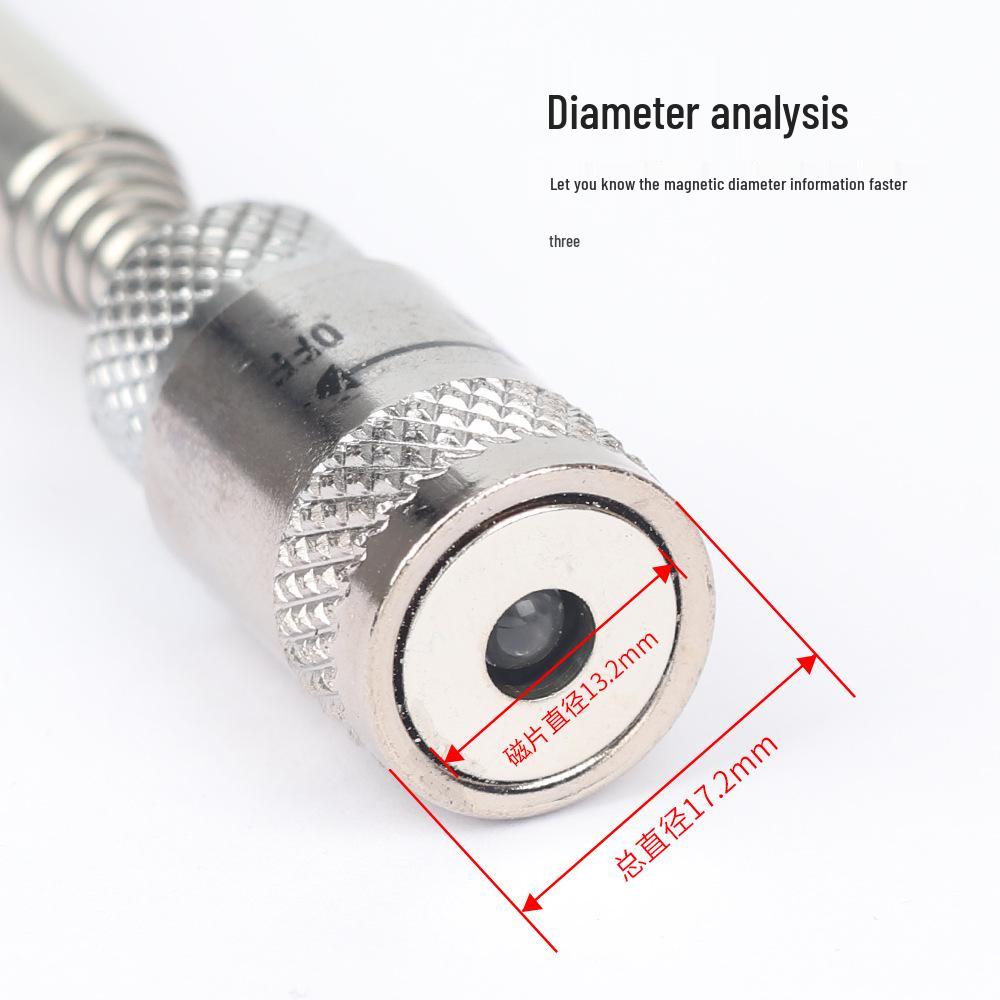 Telescopic Magnetic Picker with LED Light for Metal Parts