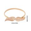 4Pcs Elegant Wing Shaped Metal Curtain Holdbacks Flexible Spring Rope Window Drapes Clip Fasteners for Drapery Holder