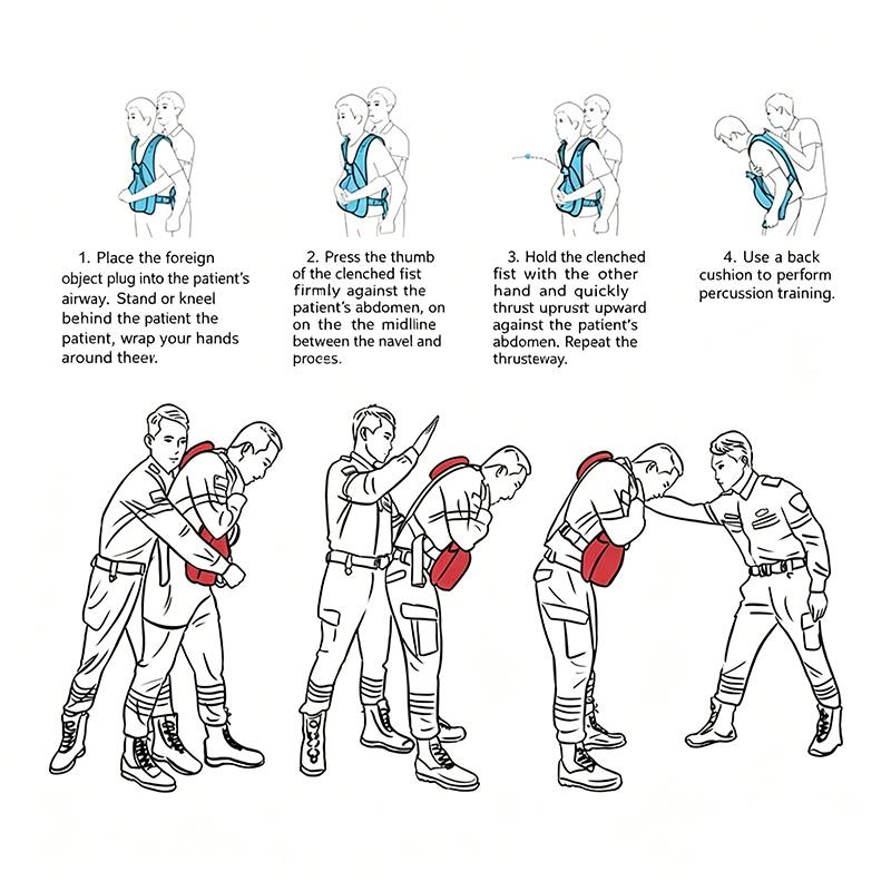 1Pcs First Aid Teaching Tools Anti Choking Trainer With Back Slap Heimlich Practice Training Model