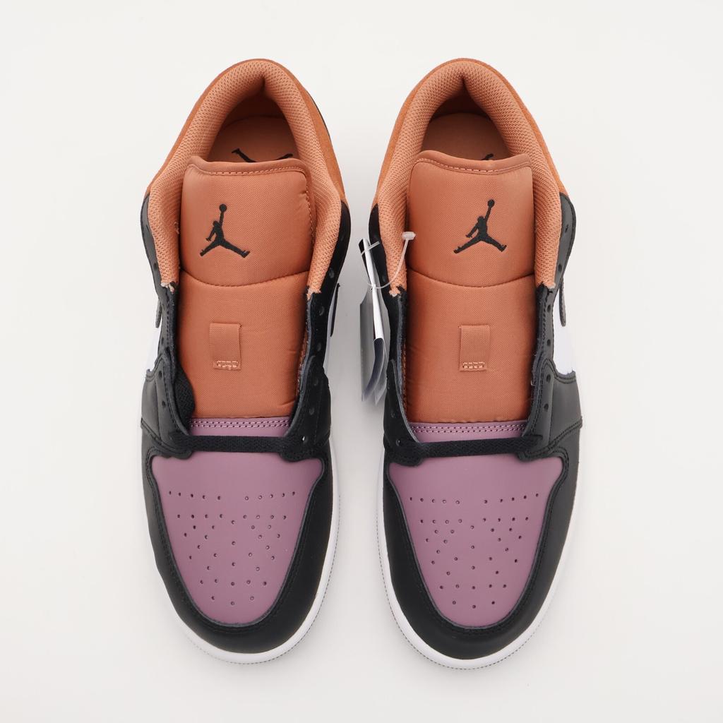 FB9907-102 Nike Air Jordan 1 Low SE White Sky J Orange Sky J Mauve Black (Men's)