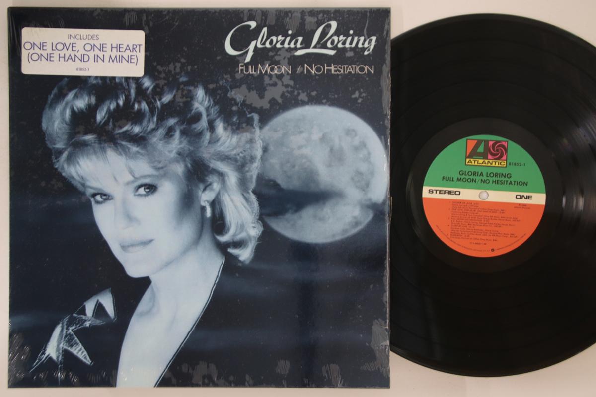 

LP Record GLORIA LORING - Full MOON/No HESITATION 818521 ATLANTIC 1985 US Pop Used