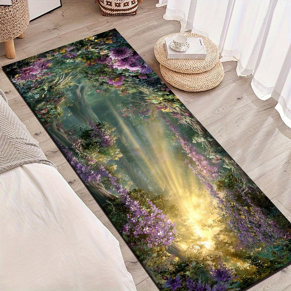 1Pcs Instagram Non-Slip Washable Area Rug Runner for Entryway, Living Room, Bedroom & Patio