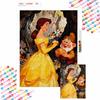 5D Diamond Painting Kit Belle and Grumpy Home or Office Home Decor Art Diamond Painting Kit with Rhinestone Gem Art for Adults and Kids