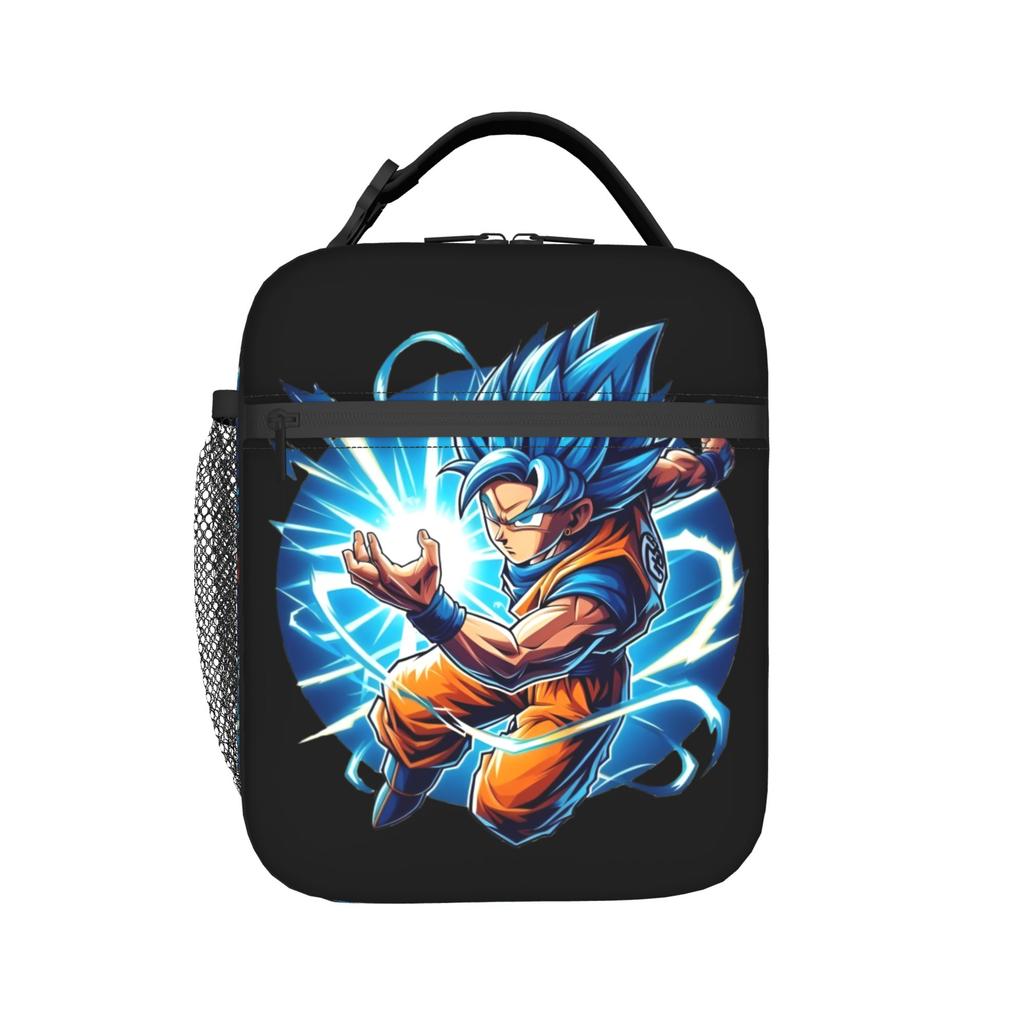 Custom DBZ Dragons Goku Ball Insulated Lunch Bag for Work School Warrior Waterproof Thermal Cooler Lunch Box Men Women