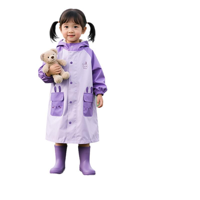 Stormproof One-Piece Raincoat for Children, 2025 Design - Ideal for Boys and Girls Ages 2+ in Kindergarten and Primary School.