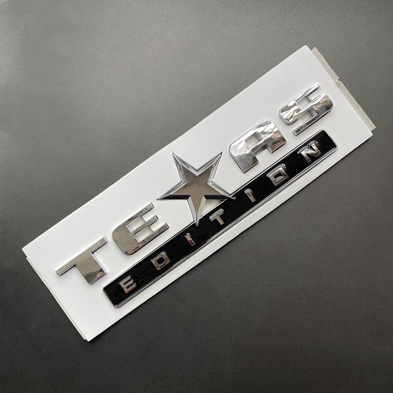 3D ABS Black Chrome Car Letters For Jeep Renegade Wrangler Patriot Texas Edition Logo Emblem Badge Trunk Sticker Accessories ALV1