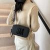 Women's Bag Shoulder Bag Winter Small Square Bag Average Size Zipper Fashion Versatile Bag