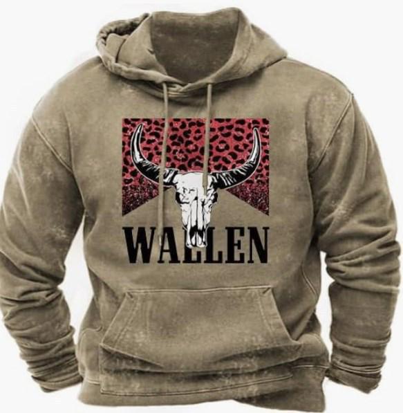 

Men s 3D Print Hooded Sweatshirt with Drawstring and Pocket Small