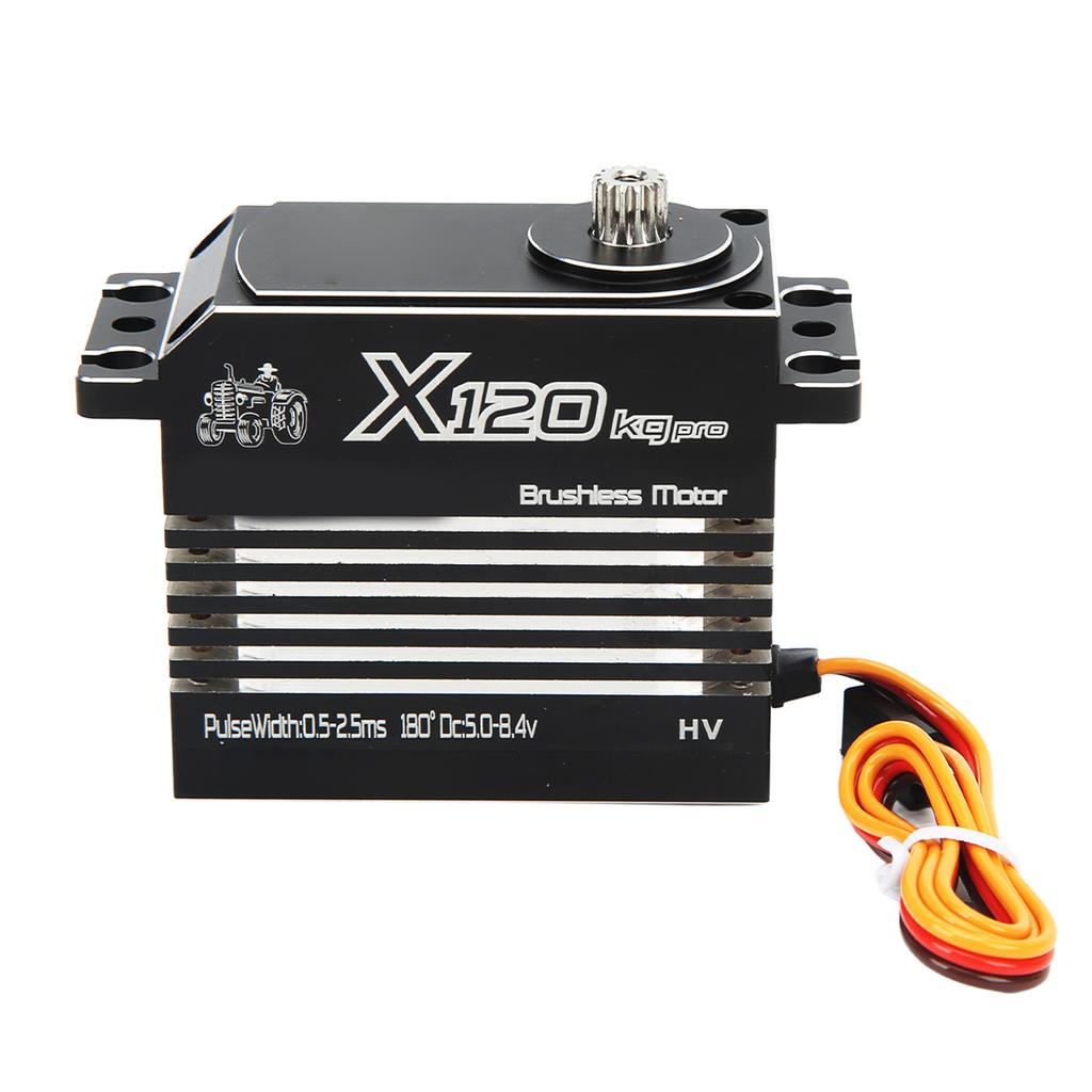 120kg High Speed Brushless Servo Waterproof Full Metal High Torsion Digital Servo for 1 5 1 6 RC Car Robot Boat