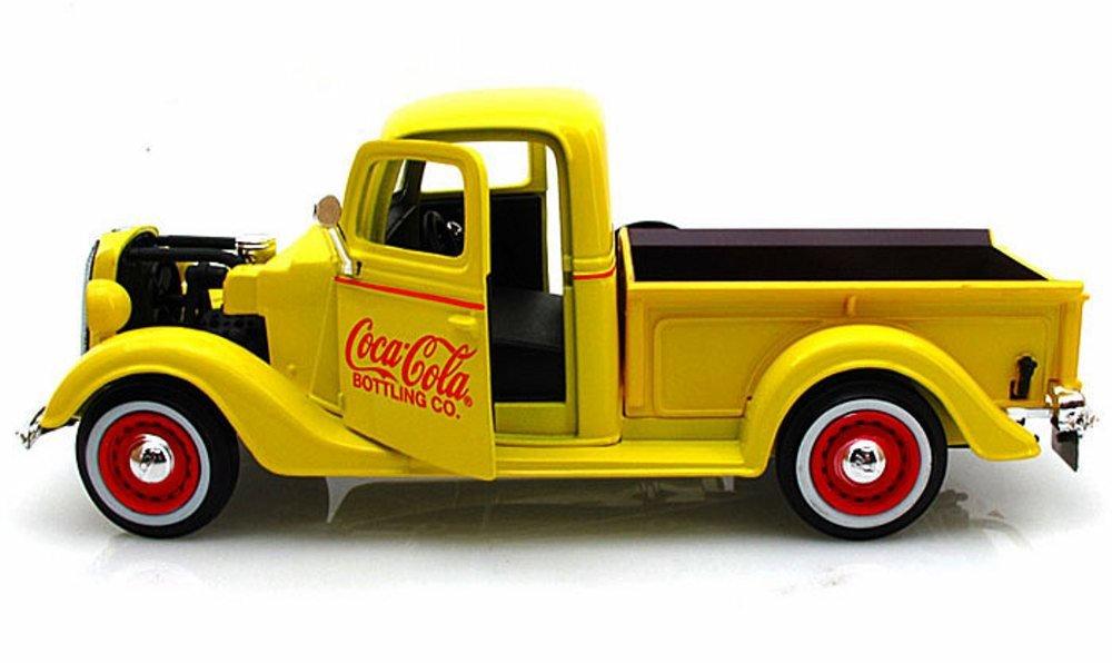 Coca Cola Series Ford Pickup 1937 Yellow Scale 433213 Coca-Cola 1/24