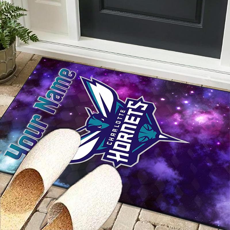 Custom NameCharlotte Logo Art Carpet, Indoor Rug, Chair Rug, Living Rooms, Doormat Made From Polyester Home Decor Birthday Christmas Gifts