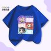 Summer children's 100% cotton short-sleeved Kpop Demon Hunters hunting girl group Mirazoyuriumi cartoon print T-shirt