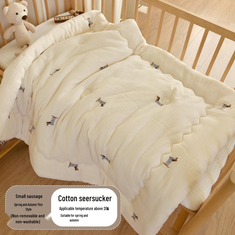 Thickened Pure Cotton Baby Quilt for Autumn/Winter - Newborn & Toddler Nap Blanket