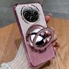 With Lens Film vivoY111 Mobile Phone Case Electroplating Anti-drop Y11S Glitter Mirror Y111 Bracket Protective Cover