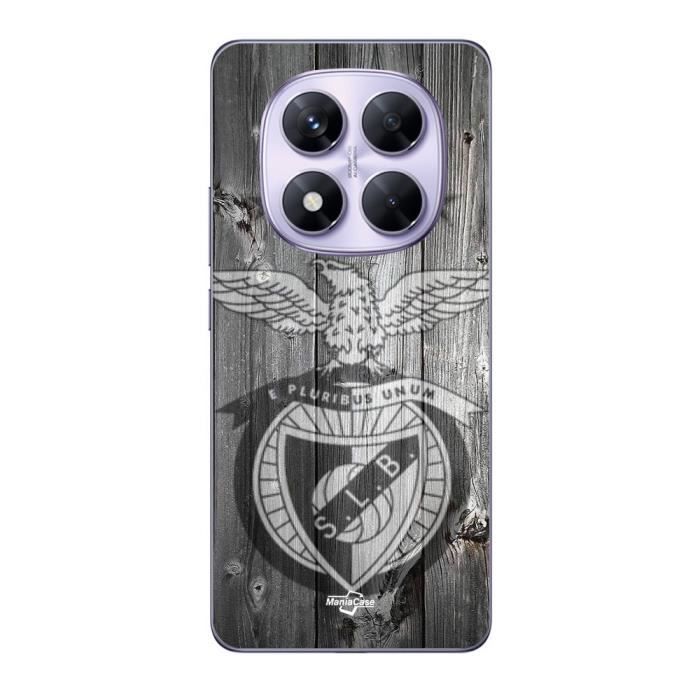Coque - Maniacase - Xiaomi Redmi Note 14 Pro 5G - Souple - Gris - Motif Benfica