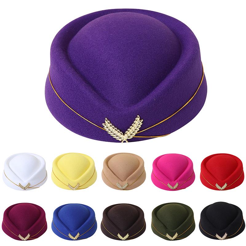 Wool Beret: Flight Attendant, Band & Hotel Staff Hat