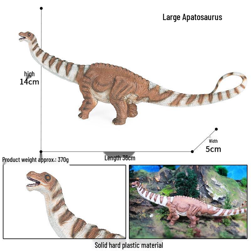 Large Dilophosaurus & Argentinosaurus Dinosaur Toy Models for Kids