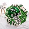 Printed New York Jets logo Folding Umbrella,Outdoor,Leisure,And Travel Umbrella,Durable Umbrella Fabric,Birthday And Holiday Gift