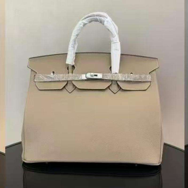 New Top-layer Cowhide 40cm Large Bag Handbag Leather Women's Bag