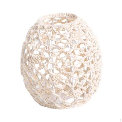 Woven Pendant Lamp Shade, Hanging Handwoven Light Cover Shade for Dining