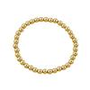 Gold Three-Piece Beaded Copper Bracelet Set for Students