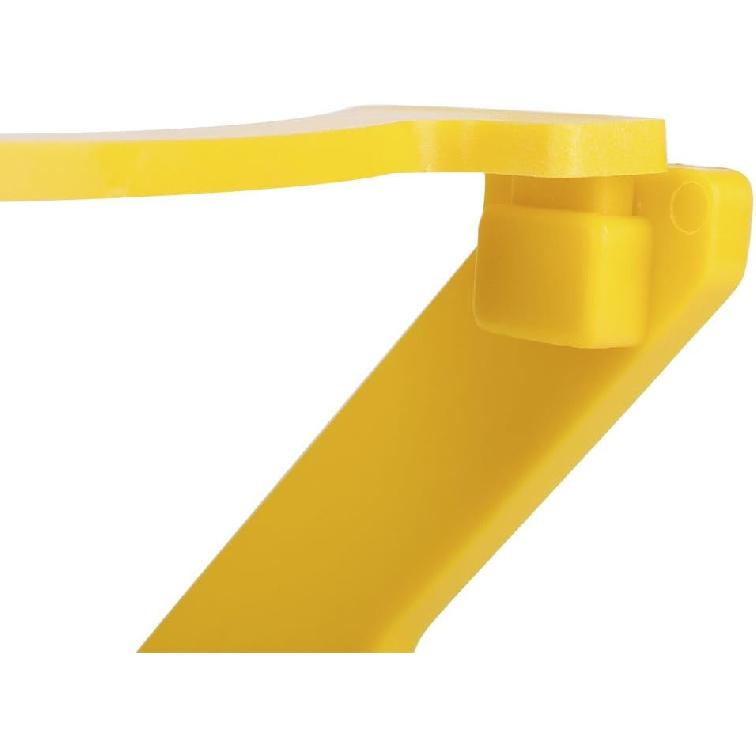 Zerodis Yellow Plastic Bee Honey Bucket Rack Holder Beekeeping Beekeepers Tool for Easy Pour Honey