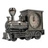 Vintage Train Head Alarm Clock Table Desk Time Clock Train Model Home Students Children Bedroom