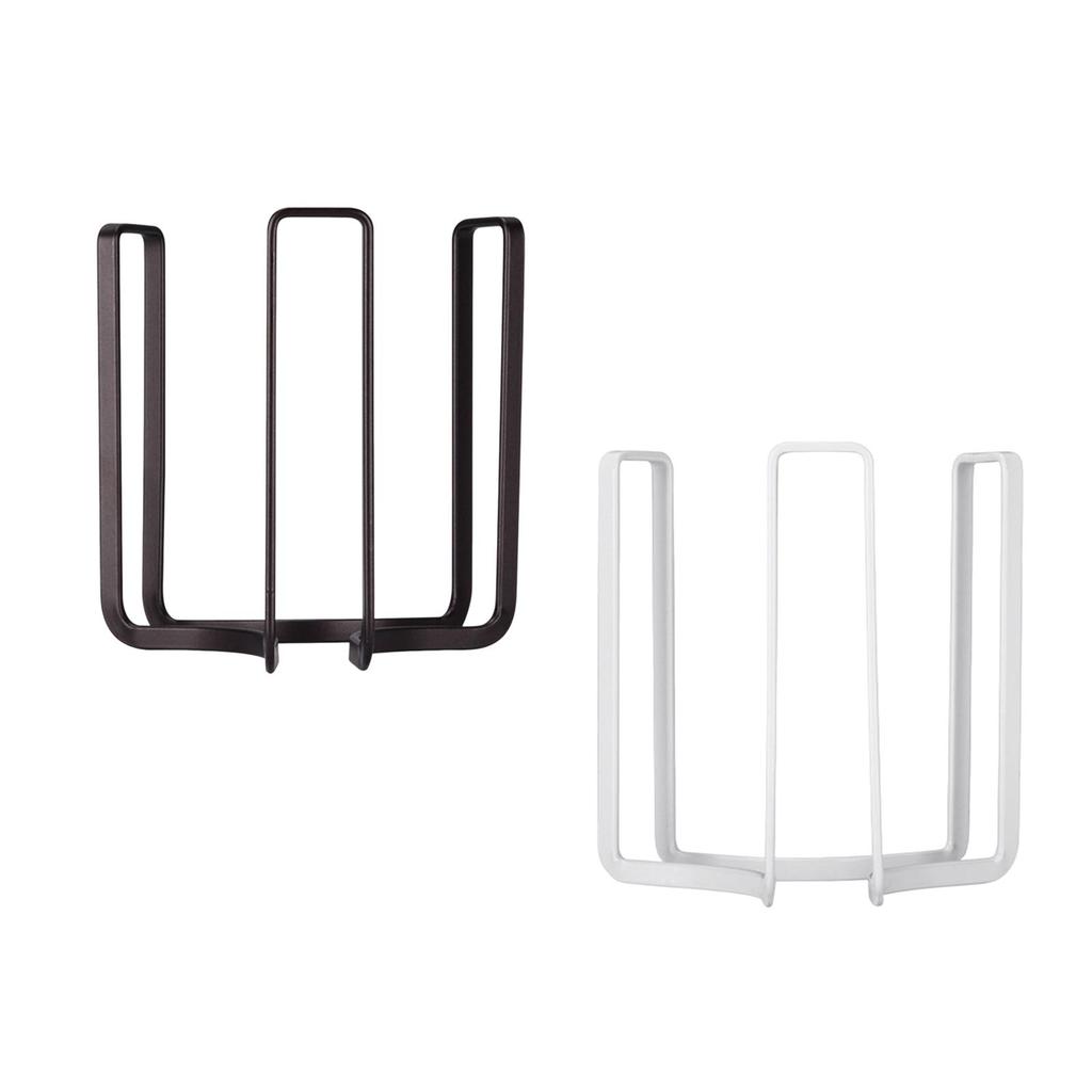 Metal Dinnerware Bowls Holder Space Saving Drain Rack for Kitchen Cabinet