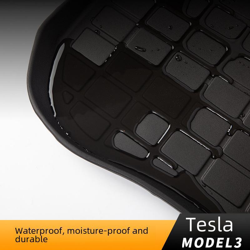 Tesla Model 3/Y Custom Front & Rear TPE Trunk Mats